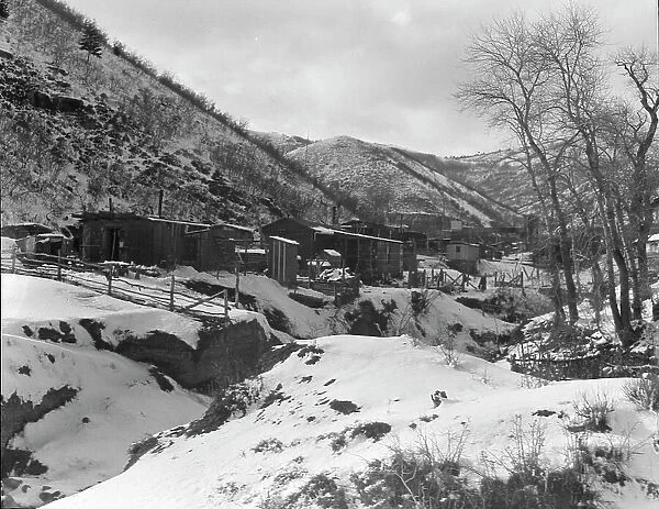 Utah coal mining town, Consumers, near Price, Utah, 1936. Creator: Dorothea Lange