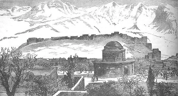 View in Cabul: The Bala Hissar and Part of the City from Deh Afghan, c1880