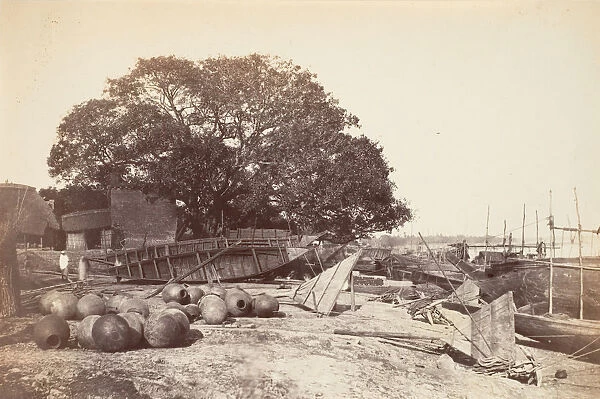 View of Chandanagore, 1858-61. Creator: Unknown