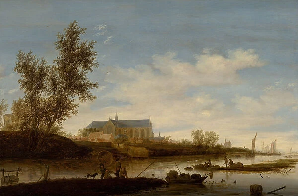 View of the Grote of Sint-Laurenskerk in Alkmaar, 1644