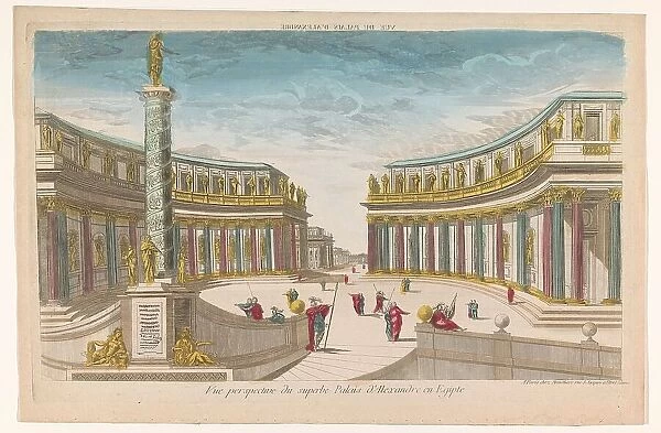 View of a Palace at Alexandria, 1762. Creator: L.Mt. Vanier