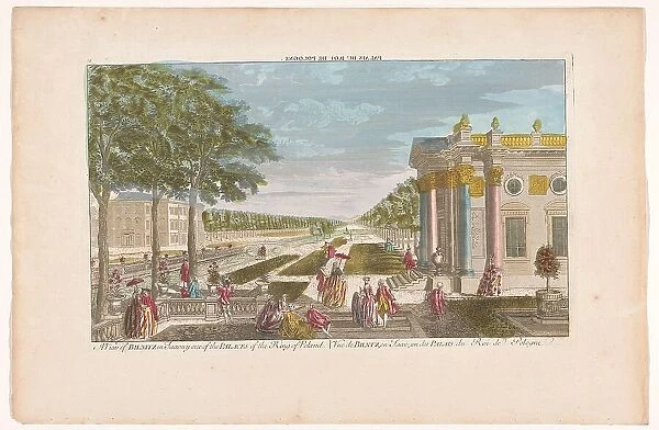 View of the Schloss Pillnitz, 1752-1799. Creator: Anon