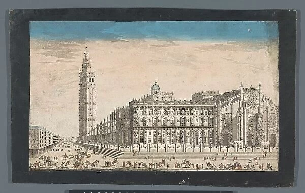 View of Sevilla Cathedral, 1745-1775. Creator: Anon