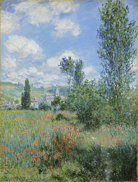 View of Vetheuil. Artist: Monet, Claude (1840-1926)
