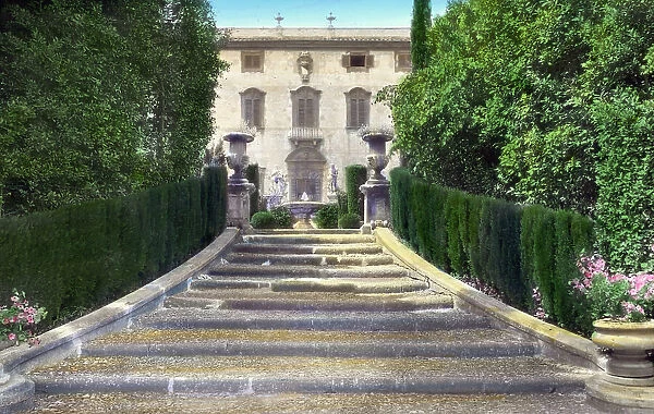 Villa La Pietra, via Bolognese, 120, Florence, Tuscany, Italy, 1925. Creator: Frances Benjamin Johnston