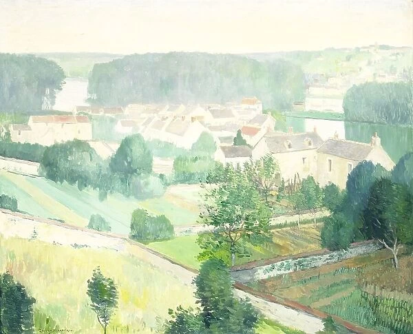 The Village of Sannois, 1910-1914. Creator: Gerrit van Blaaderen