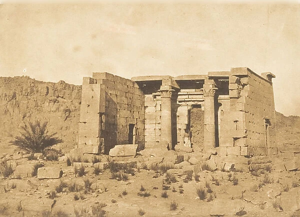 Vue du Temple de Tafah (Taphis), April 9, 1850. Creator: Maxime du Camp