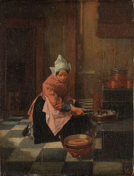 The Waffle Maker, c.1850-c.1882. Creator: Alexander Hugo Bakker Korff