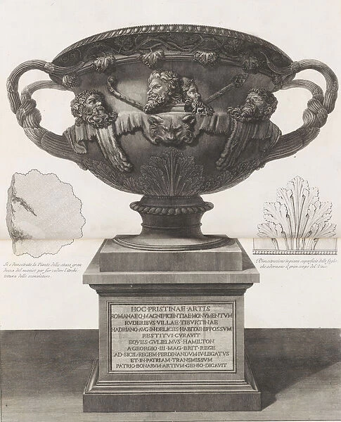 The Warwick Vase, 1778-80. Creators: Giovanni Battista Piranesi, Francesco Piranesi