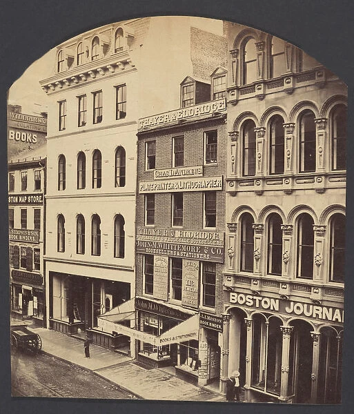 Washington Street, Boston, ca. 1860. Creator: James Wallace Black
