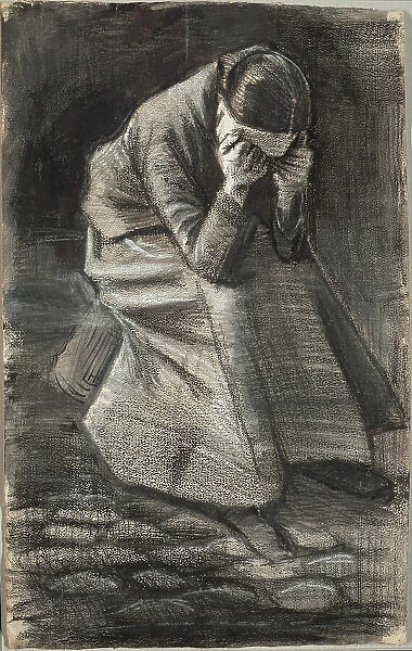 Weeping Woman, 1883. Creator: Vincent van Gogh