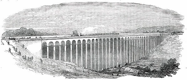 The Welwyn Viaduct, 1850. Creator: Unknown