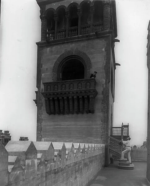 The west tower of the Ponce [de Leon Hotel], between 1880 and 1900. Creator: William H. Jackson