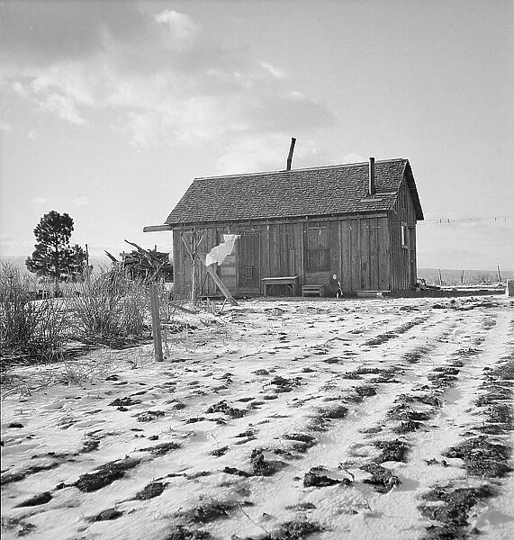 Widtsoe farm home, Resettlement Administration purchase, Utah, 1936. Creator: Dorothea Lange