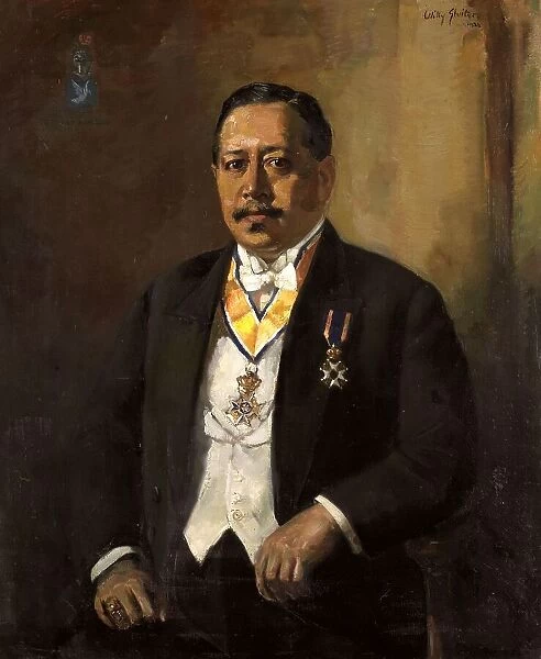 Willem Martinus Godfried Schumann, Chairman of the People's Council, 1924. Creator: Willy Sluiter
