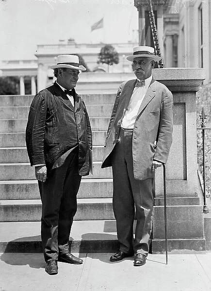 William Jennings Bryan, Rep. from Nebraska, with John R. Silliman, 1914. Creator: Harris & Ewing. William Jennings Bryan, Rep. from Nebraska, with John R. Silliman, 1914. Creator: Harris & Ewing