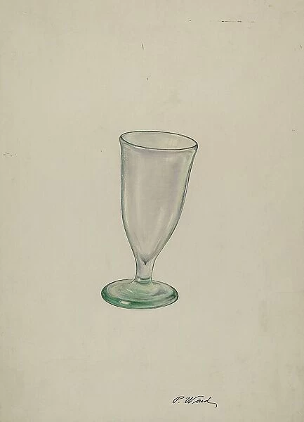 Wine Glass, c. 1940. Creator: Paul Ward
