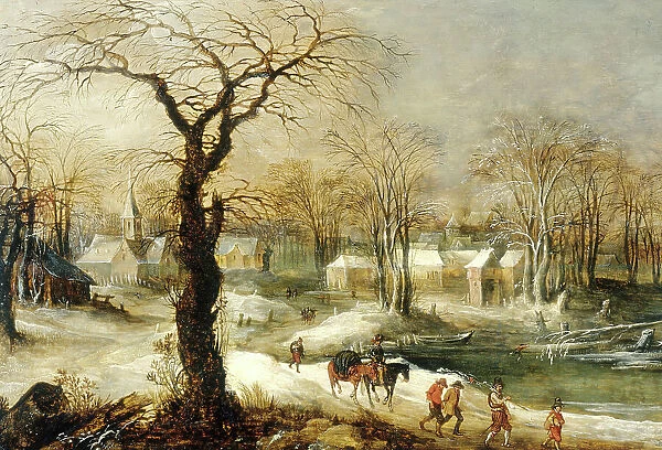 Winter Landscape, 1620-1629. Creator: Joos de Momper, the younger