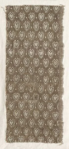 Wool and Linen Compound Textile, 17th century. Creator: Unknown