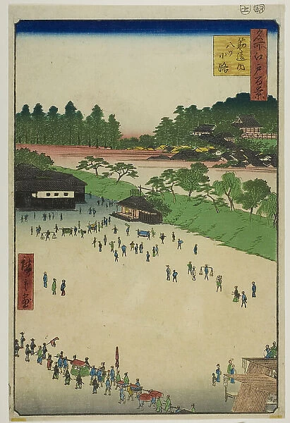 Yastukoji, Inside Sujikai Gate (Sujikai-uchi Yatsukoji), from the series “One Hundred... 1857. Creator: Ando Hiroshige