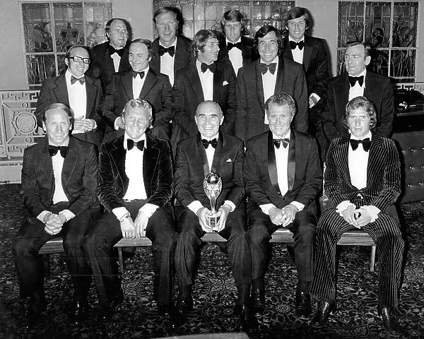 Sir Alf Ramsey with the England 1966 World Cup team 1974