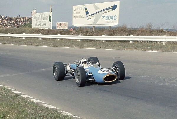 1967 United States Grand Prix. Watkins Glen, New York, USA. 30 / 9-1 / 10 1967. Guy Ligier (Brabham BT20 Repco). Ref-67 USA 21. World Copyright - LAT Photographic