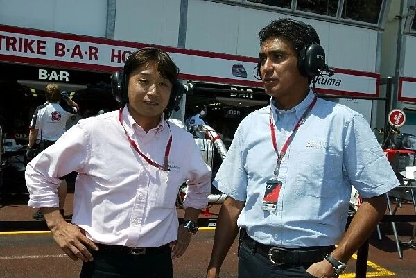 Formula One World Championship: Ukyo Katayama with Aguri Suzuki