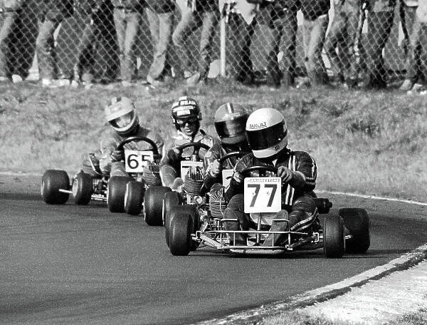 World Karting Championship, Kalmar, Sweden. 1980