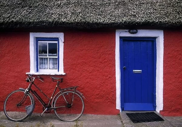 Askeaton, Co Limerick, Ireland, Bicycle In Front Of A House