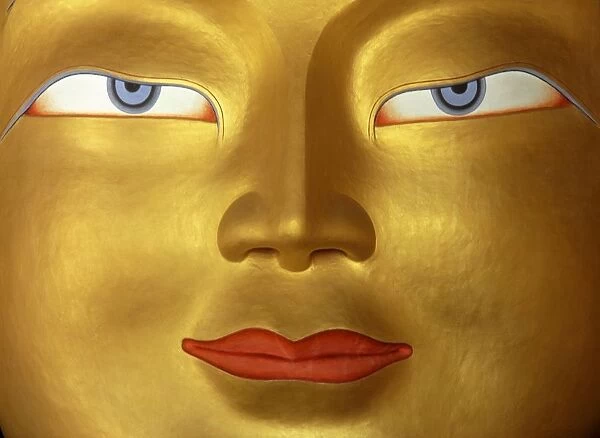 Buddha In Monastery, Close Up; Ladakh, India