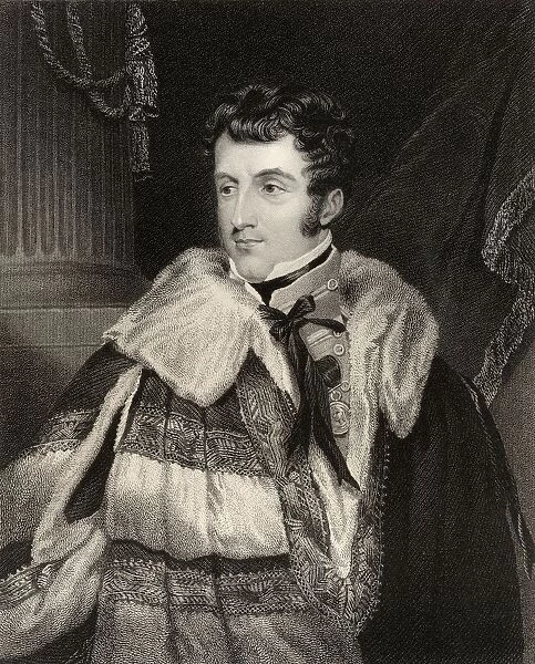 Charles Gordon Lennox 5Th Duke Of Richmond 1791 To 1860 British Soldier And Politician Engraved By H Cook After E Wilkins From The Book National Portrait Gallery Volume Iv Published C 1835