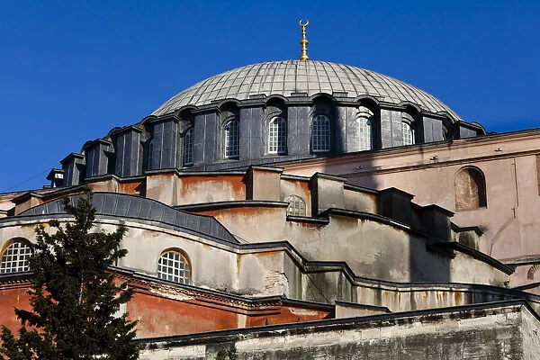 Close-Up of Hagia Sophia, Istanbul, Turkey