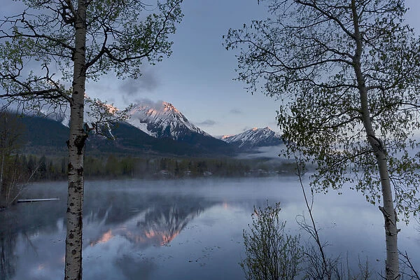 Hudson Bay Mountain and lake, BC, Canada