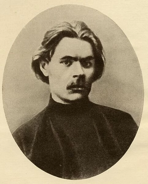 Maxim Gorky, Pseudonym Of Aleksei Maksimovich Peshkov 1868-1936 Soviet Novelist, Playwright. From The Book The Masterpiece Library Of Short Stories, Russian Etc, Volume 13'