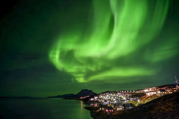 Northern Lights over Nuuk, Greenland