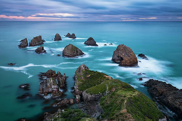 Nugget Point on the coast of New Zealand