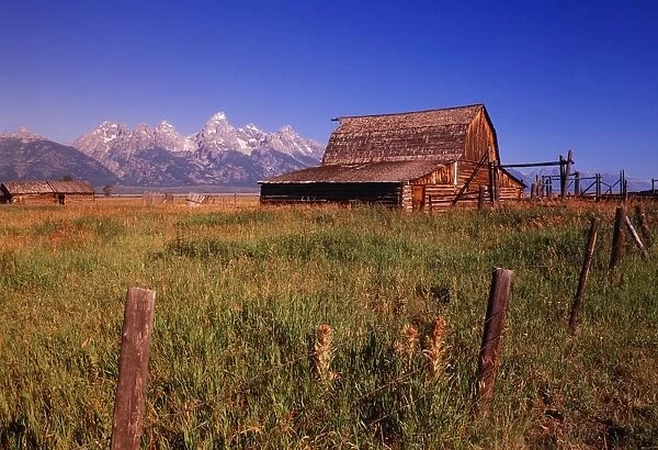 Old Barn, Grand Teton National Park, Wyoming, Usa