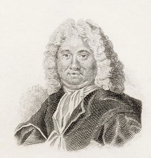Pieter Burman The Elder, 1668 To 1741. Dutch Classical Scholar. From Crabbs Historical Dictionary Published 1825