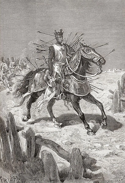 Richard The Lionheart Horse Emerging Battle Of Arsuf
