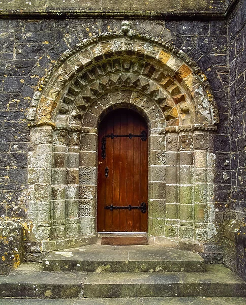 Romanesque Doorway, 12Th Century, St. Feithlimidhs Cathedral, Co Cavan, Ireland