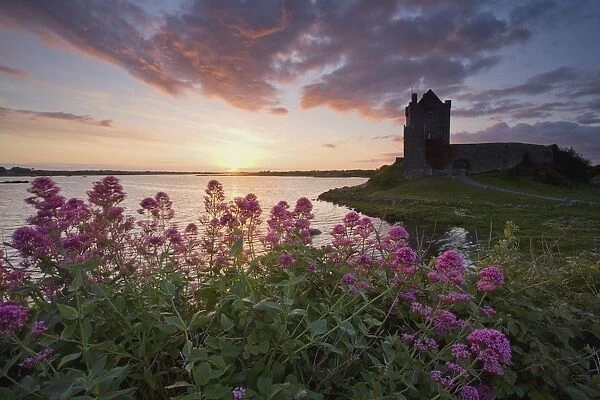 Sunset Over Dunguaire Castle, Kinvara, County Galway, Ireland