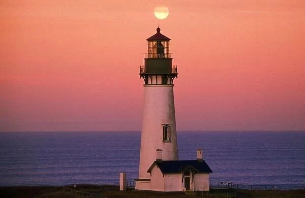 Sunset Over Lighthouse