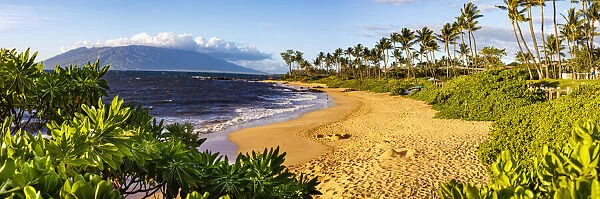 Ulua Beach Panorama, Maui, Hawaii, USA