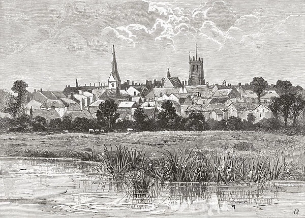 A View Of Dorchester, Dorset, England In The Late 19Th Century. From Our Own Country Published 1898
