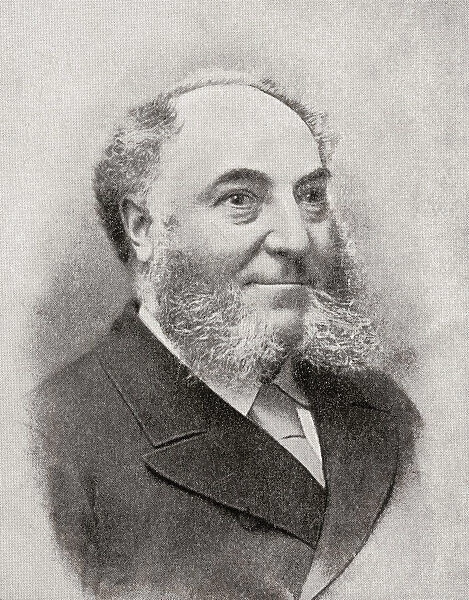 William Whiteley, 1831 - 1907. English entrepreneur. From The Business Encyclopedia and Legal Adviser, published 1920
