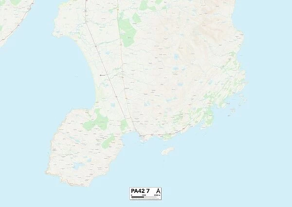 Argyllshire PA42 7 Map