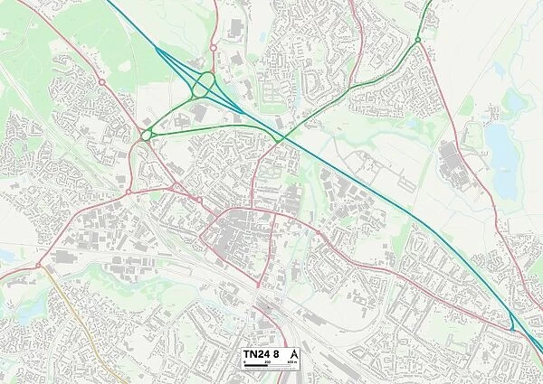 Ashford TN24 8 Map