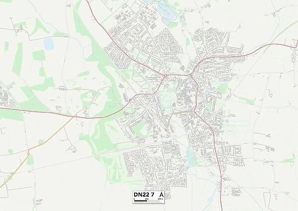 Bassetlaw DN22 7 Map