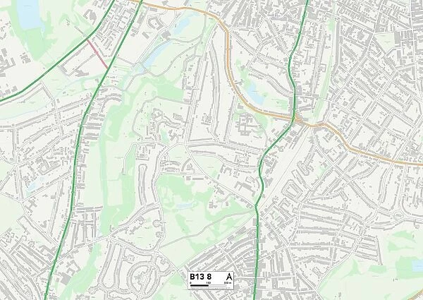 Birmingham B13 8 Map