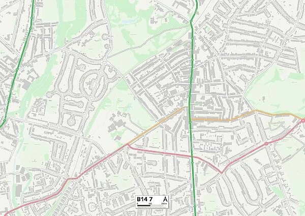 Birmingham B14 7 Map